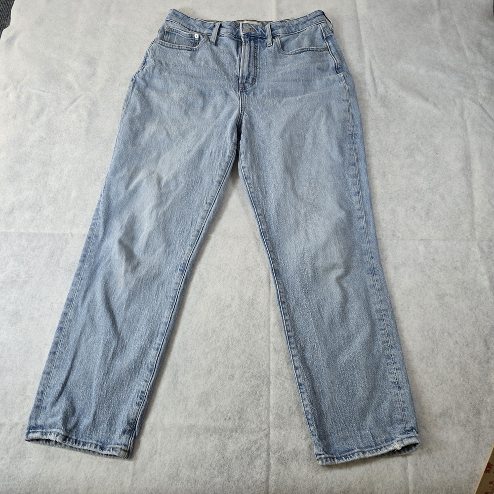 Madewell The Curvy Perfect Vintage Jean Size 29 Light Wash High Rise Mom Denim - Picture 2 of 9